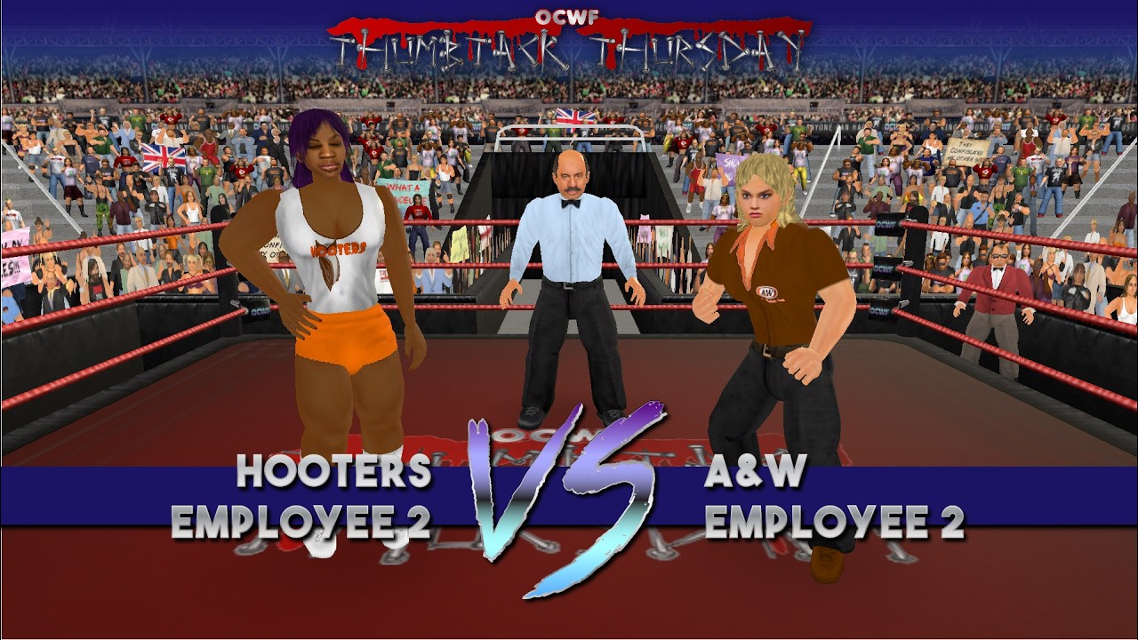 OCWF S1502 Hooters Employee 2 VS A&W Employee 2