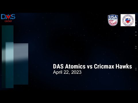 EYCL 2023, DAS Atomics vs Cricmax Hawks,  April 22, 2023