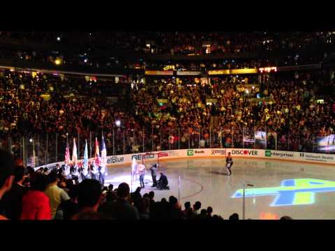 National Anthem and Boston Marathon Massacre Dedication at Bruins vs. Sabres - 4-17-2013