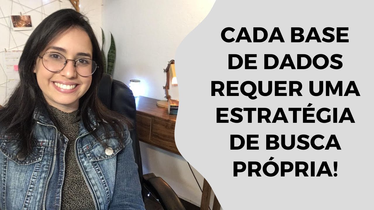 CADA BASE DE DADOS PEDE DESCRITORES E PALAVRAS-CHAVE DIFERENTES