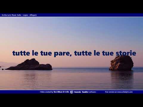 Affogare - Legno (testo/lyrics)