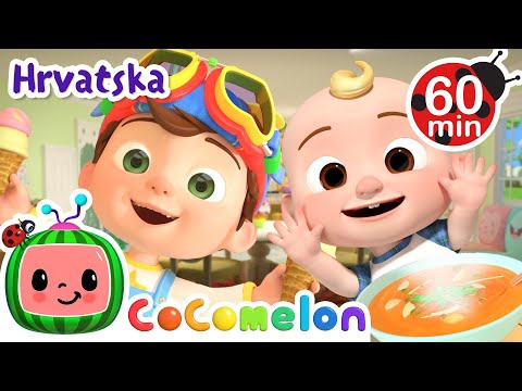 Pjesma o suprotnostima | 1 HOUR OF CoComelon Hrvatska | Crtaći filmovi i dječje pjesme na hrvatskom