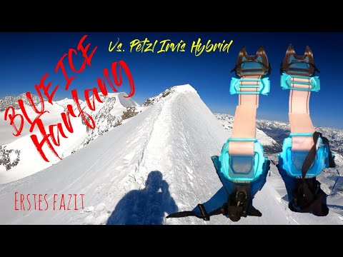 Blue Ice Harfang vs. Petzl Irvis Hybrid - hat es sich den Ispo Award 2022 verdient? Erstes Fazit...