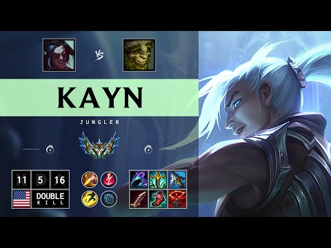 Kayn Jungle vs Ivern: Unstoppable - NA Challenger Patch 14.15