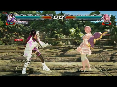 _05 Kunimitsu vs Alisa Bosconovish - Tekken 7 ( Uchiha x24 ) Gameplay PC