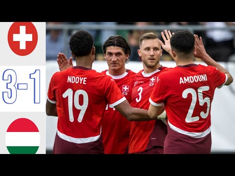 Switzerland vs Hungary 3-1 All goals & highlights euro cup 2024