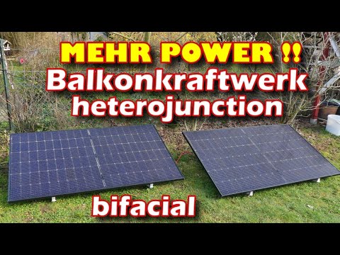 Bifacial balcony power plant with glass/glass modules and HJT cells. #myvoltaics #sunpropower