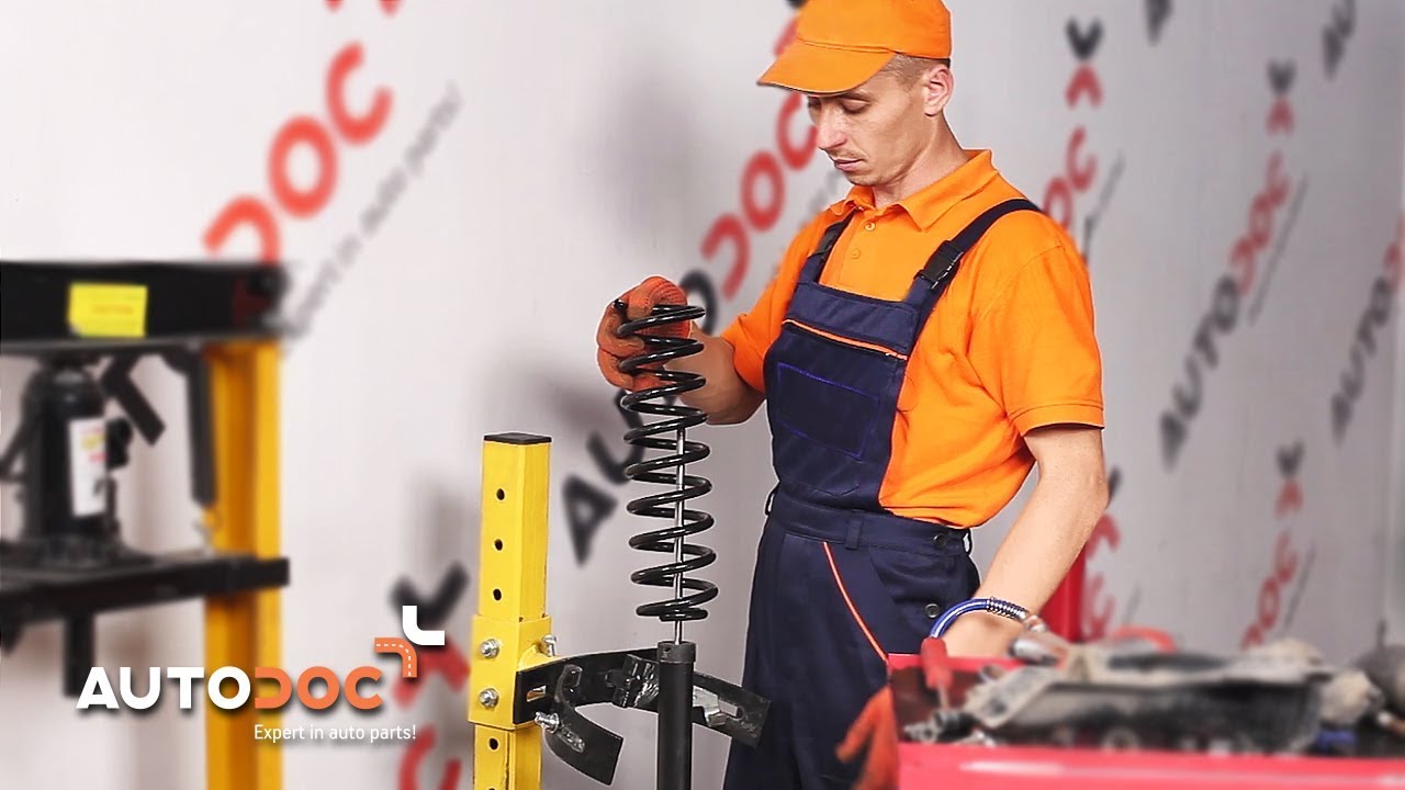 Slik bytter du fjærer bak på en Audi 80 B4 – veiledning