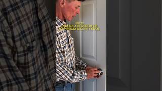 How to unlock a bedroom or bathroom door without a special tool