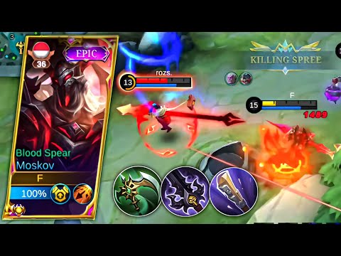 MOSKOV META BUILD 2023 | GAMEPLAY MOSKOV TERBARU - MOBILE LEGENDS