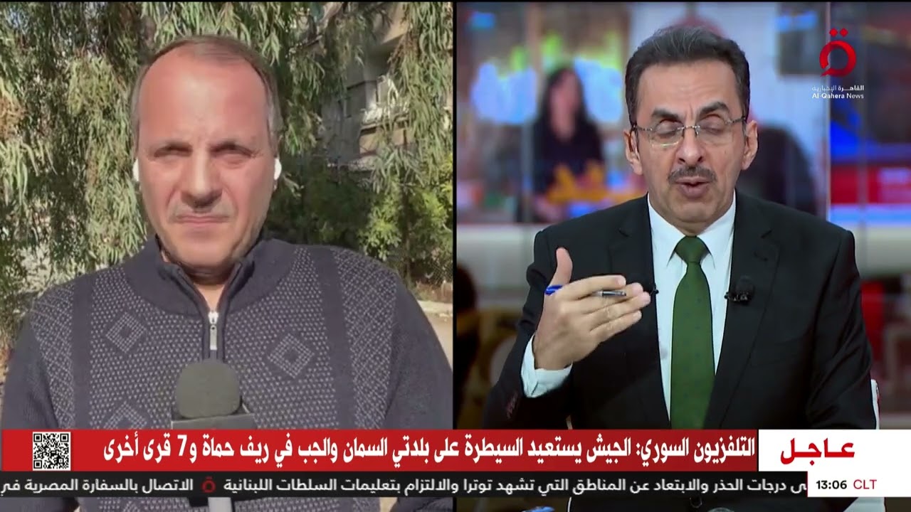 فرار الفصائل المسلحة في مدينة حماة وتقدم عسكري سوري.. مراسلنا ينقل الصورة الكاملة