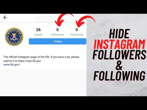 How To Hide Instagram Followers And Following List🔥🔥 Instagram Privacy Settings