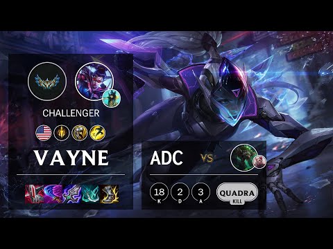 Vayne ADC vs Twitch - NA Challenger Patch 12.3
