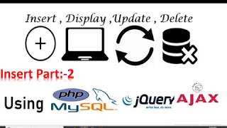 Download the video "CRUD 2: Insert Data Using Ajax jQuery PHP MySQL Bootstrap part:2"