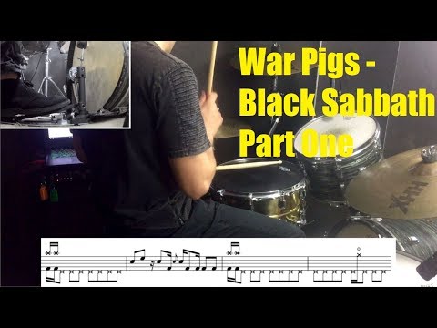 War Pigs Drum Tutorial Part One - Black Sabbath