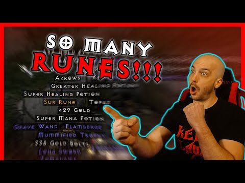 SO MANY RUNES, 1000 Lower Kurast Runs. Drop Highlights - Diablo 2 Resurrected