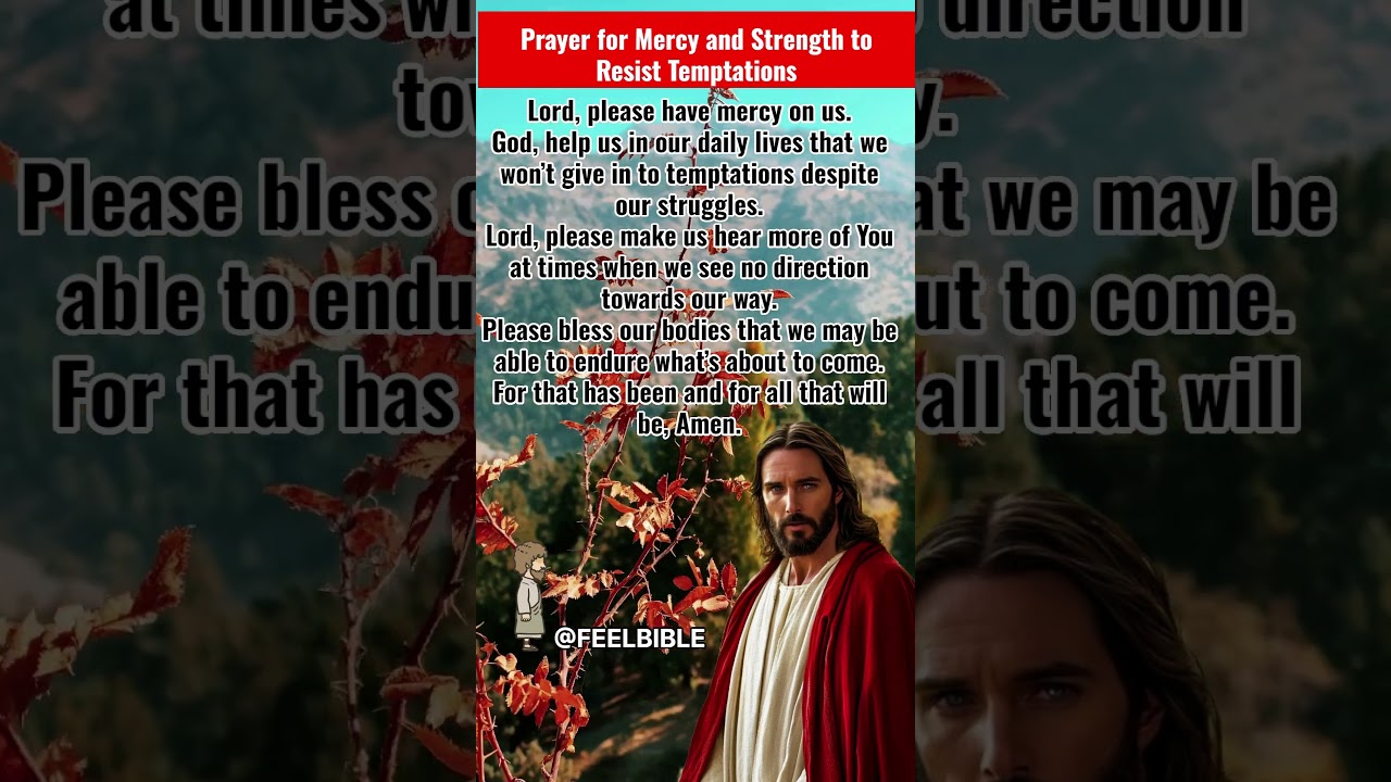 🙏 God’s Mercy & Protection | Resist Temptations | Strength in Times of Struggle