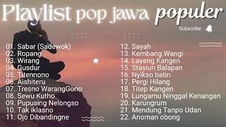 Download lagu Playlist Pop Jawa | POPULER | Lagu Pop Jawa Hits  Indonesia 2026 Lagu Santai Temani Hari-harimu🎧 mp3