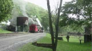 preview picture of video 'Cass Railfan weekend log train'