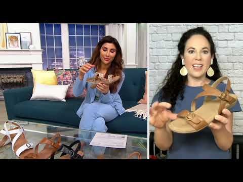 Earth Origins Adjustable Strap Sandals - Beck on QVC