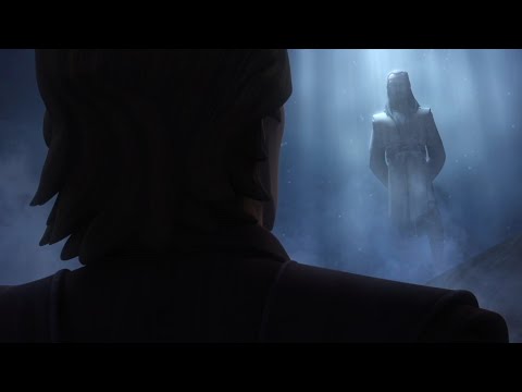 Anakin meets Qui-Gon on Mortis [4K HDR] - Star Wars: The Clone Wars