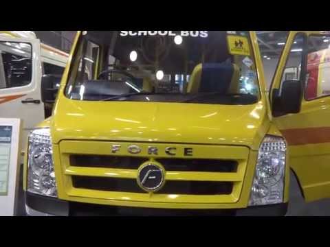 Force Motors Traveller CNG School Bus at Bus & Special Vehicle Show