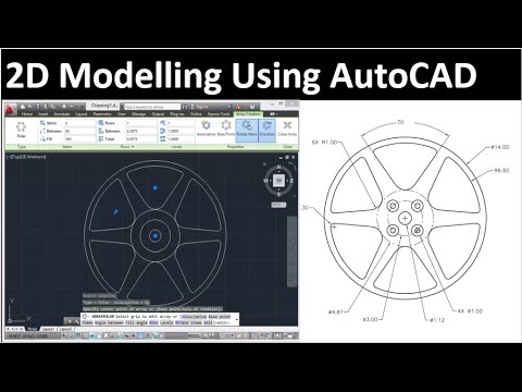 2D drawing using AutoCAD drawing 4