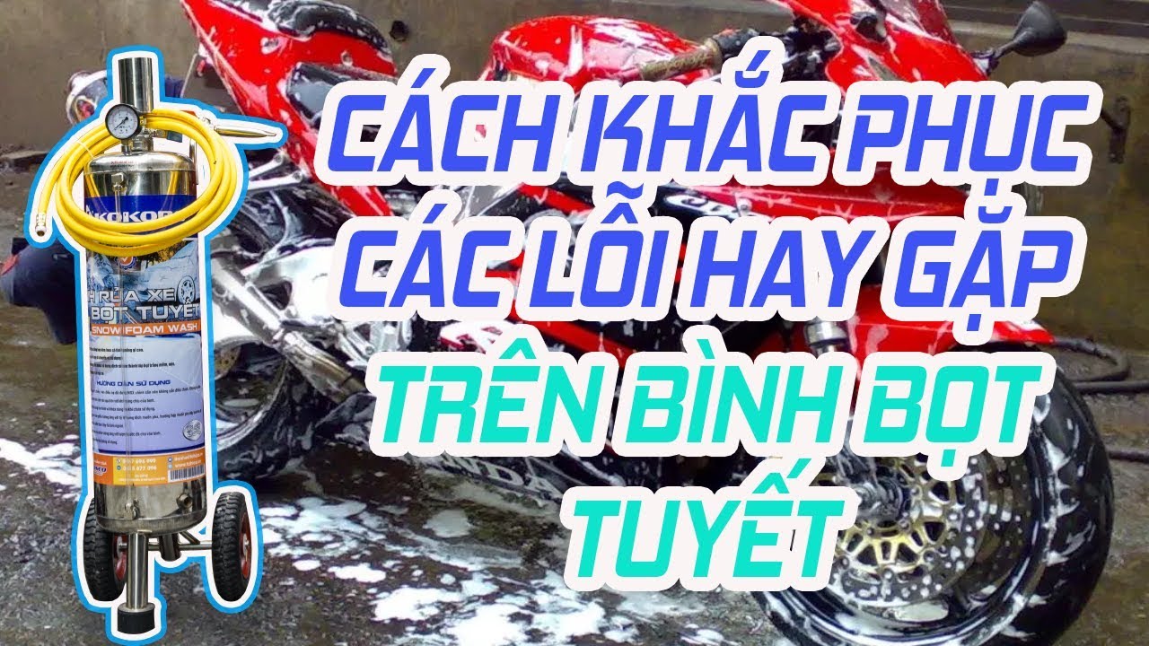 Cách sửa bình bọt tuyết rửa xe DỄ LÀM 4