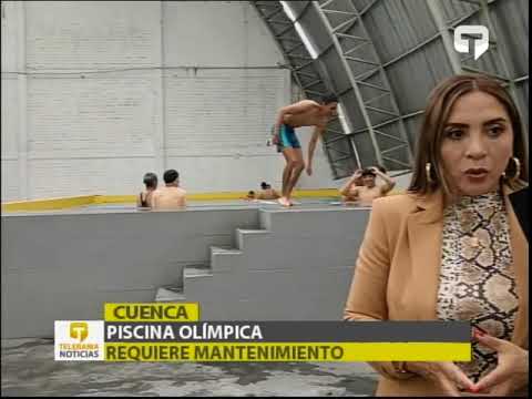 Piscina olímpica requiere mantenimiento