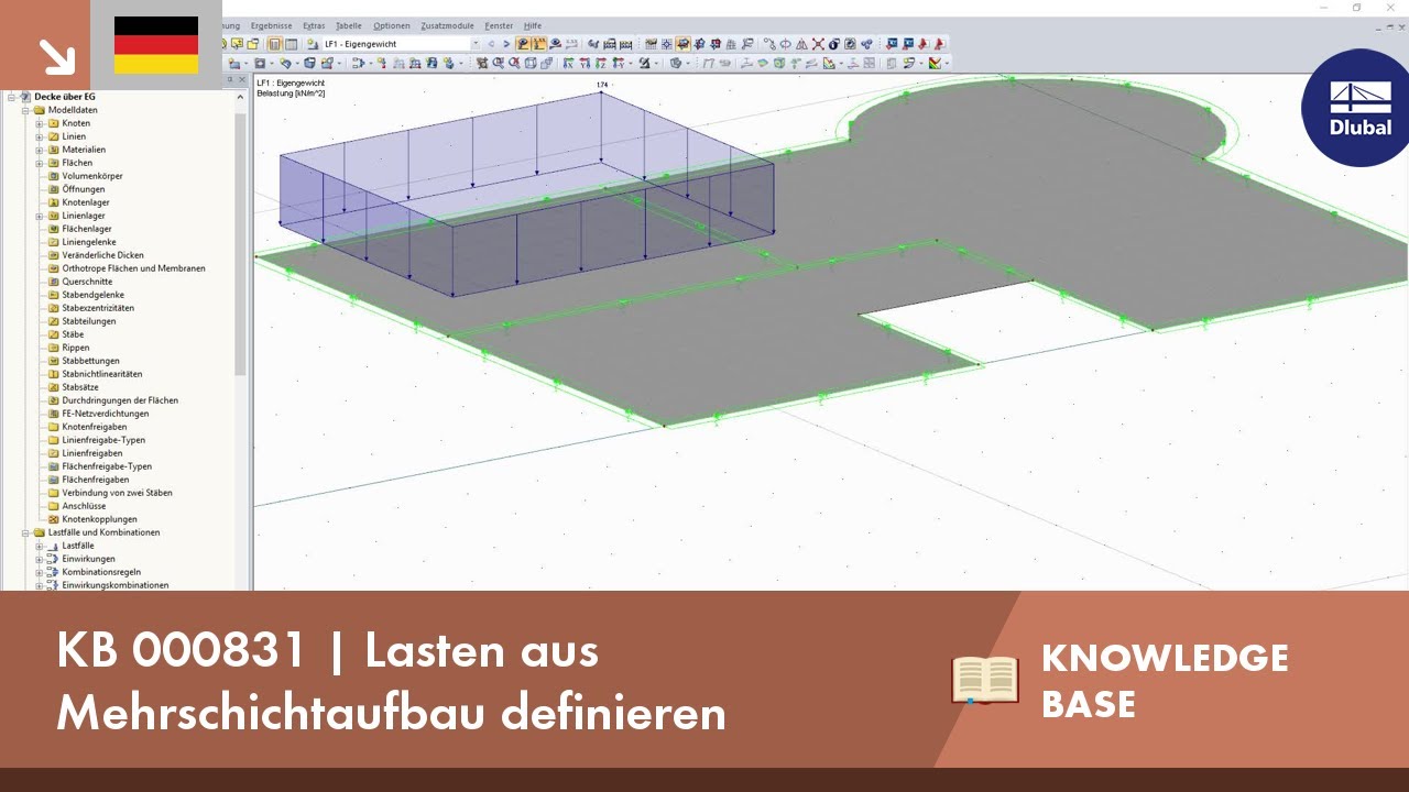 KB 000831 | Lasten aus Mehrschichtaufbau definieren