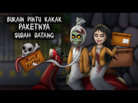 Kurir Setan - Ngincar si Hobby COD Malam2 #HORORKOMEDI | Kartun Hantu, Kartun lucu, Animasi Horror