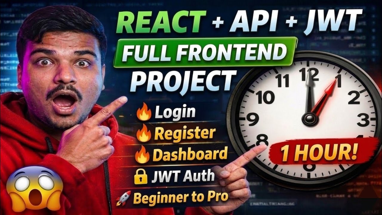 Build a Full React Dashboard with Login & Register (Node.js + MySQL API Integration)