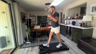 Walking Pad Treadmill, 12% 5-Level Auto Incline, 2-in-1 Under Desk Foldable w/Remote Control