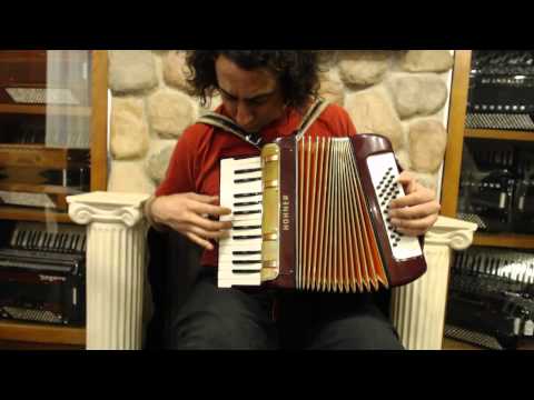 1842 - Crimson Gold Hohner Starlet MM 40 $795