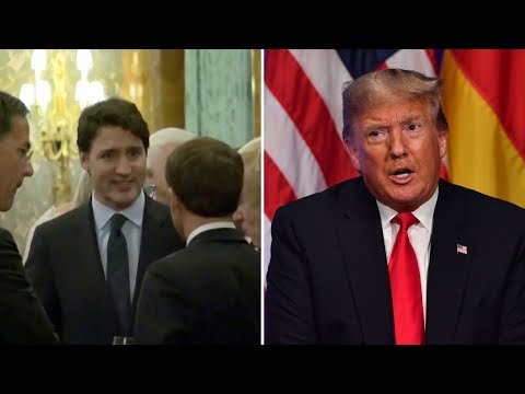 Justin Trudeau comments caught on camera triggers 'two faced' response from Donald Trump