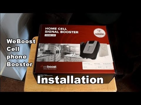 WeBoost Cell Signal Booster Installation