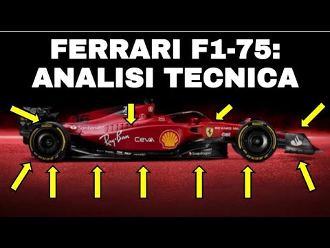 NUOVA FERRARI F1-75 - ANALISI "molto" TECNICA #ferrarif1-75 #ferrarif12022 #ferrarisuperfast