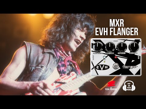 MXR EVH117 Eddie Van Halen Flanger Pedal - EVH White/Black Finish image 7