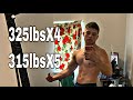 TEEN Natty Chest Day 315lbs for Reps