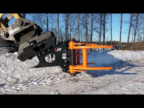 Hochwertige Fällgreifer für Bagger   KX Treeshears