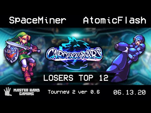 Card Sagas Wars 2 - SpaceMiner (Link) Vs. AtomicFlash (X) - Losers Top 12