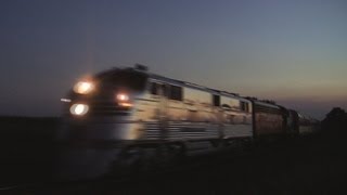 preview picture of video 'CB&Q 9911A East, The Nebraska Zephyr's Evening Run on 7-25-2011'