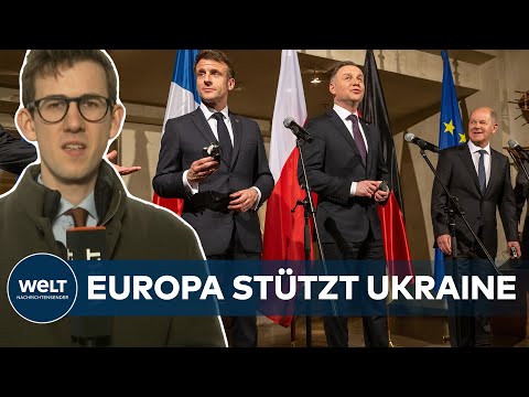 MÜNCHNER SICHERHEITSKONFERENZ: Ukraine - Deutschlands Führungsrolle immer deutlicher | WELT Thema