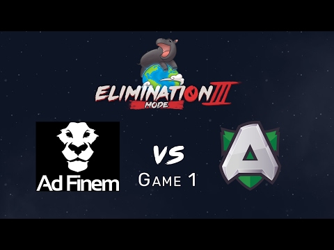 Elimination Mode 3 - Alliance vs Ad Finem - Game 1