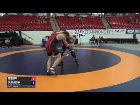 76 RR Rnd 3 - Jeff Jacobs (Brown Bears) vs. Tim Holmstron (Tactik 3-Style Wrestling)