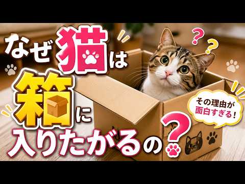 なぜ猫は箱に入りたがるの？その不思議な行動の理由