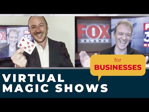 Virtual Magic Shows for Business Groups