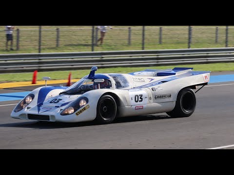 Le Mans Classic 2022 Grid 5 : Porsche 917, Ferrari 312P, Lola T70, Ford GT40, Howmet TX,... ! [HD]