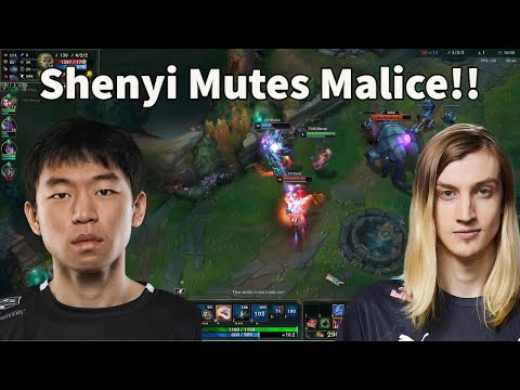 TSM Shenyi MUTES C9 Malice In Champions Queue!!