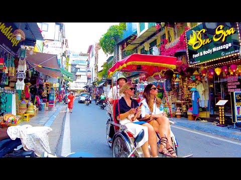 Hanoi in Vietnam 🐶🍻 Walk in central Hanoi ♪ 💖 4K ASMR non-stop 1 hour 05 minutes
